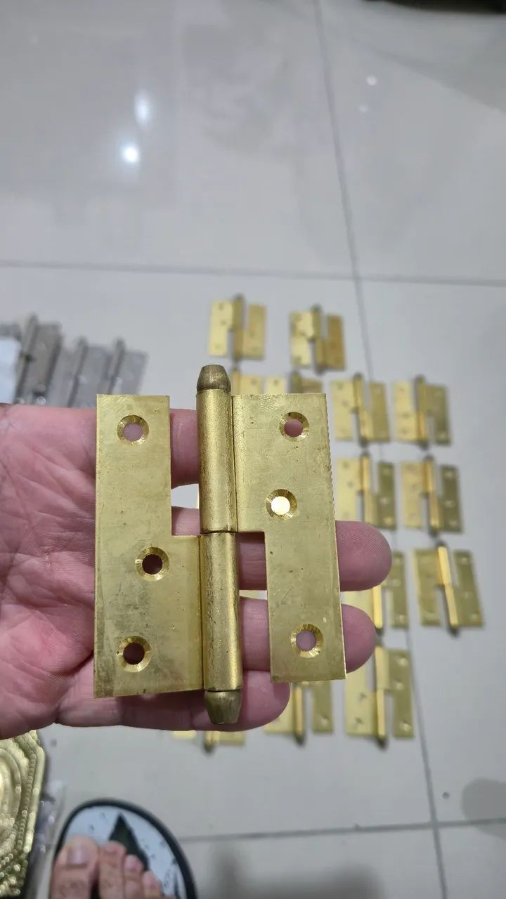 Dobradiças de latão maciço 18unid64209374741378121