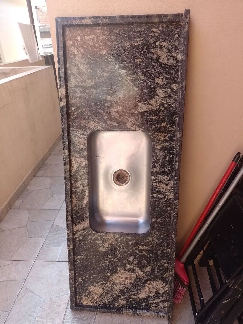 Pia Granito com Cuba Inox 1.50 - Foto 2