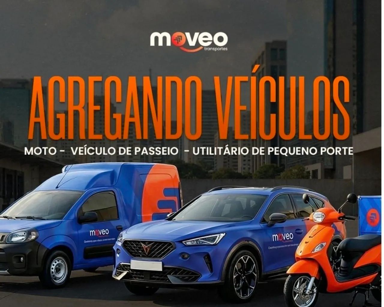 (Agregamos) Fiorinos, carros de passeio e moto. 