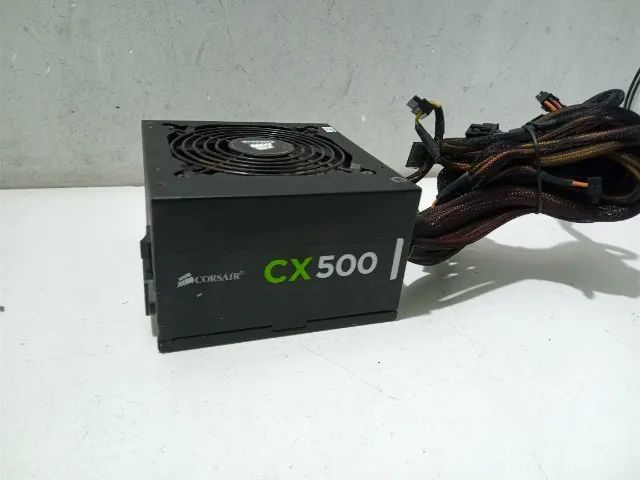 Fonte real Corsair 500w 80 plus bronze