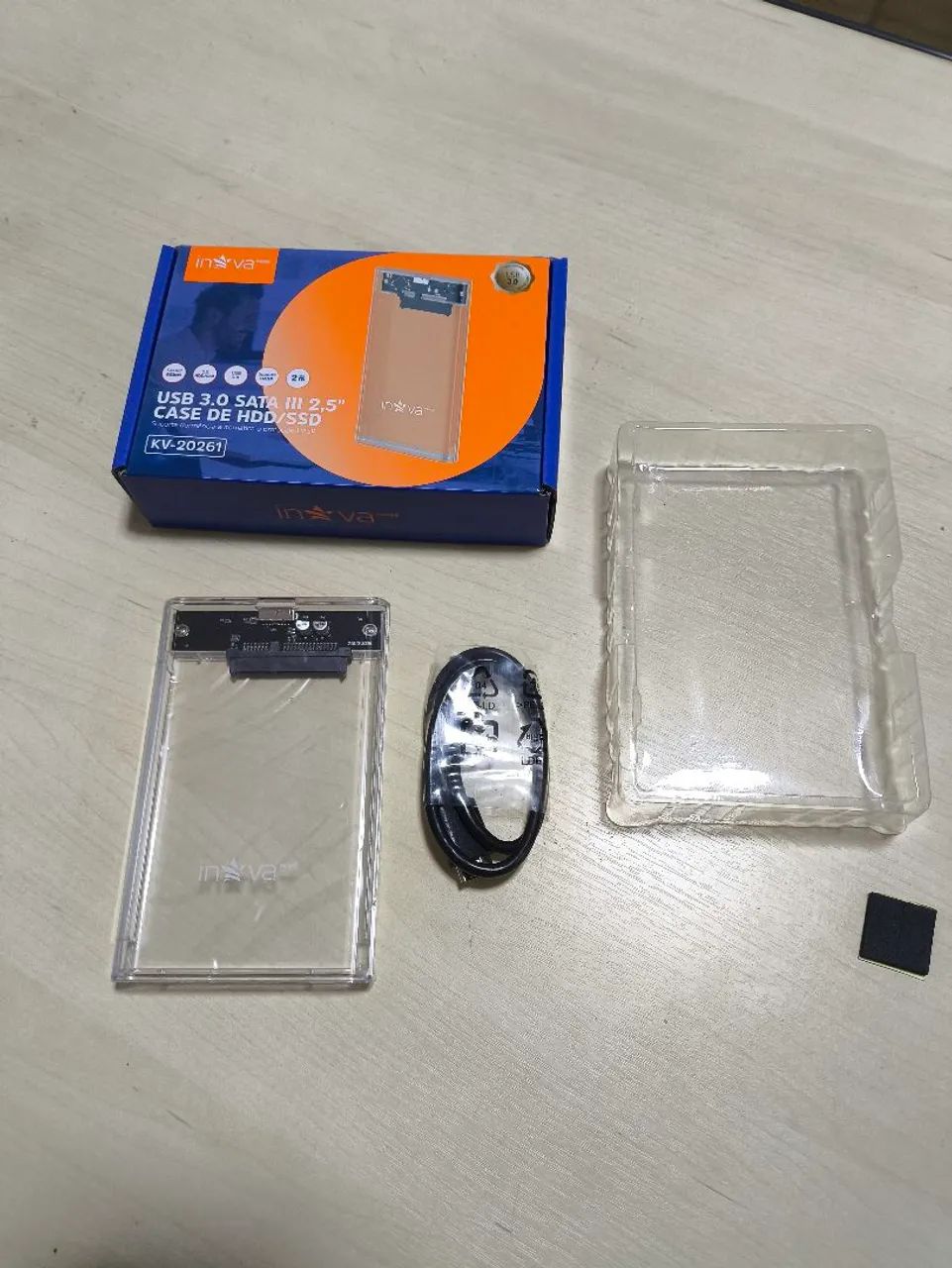 Case Case 3.0 para HD e SSD 2.5 transparente - Anápolis  - Foto 2