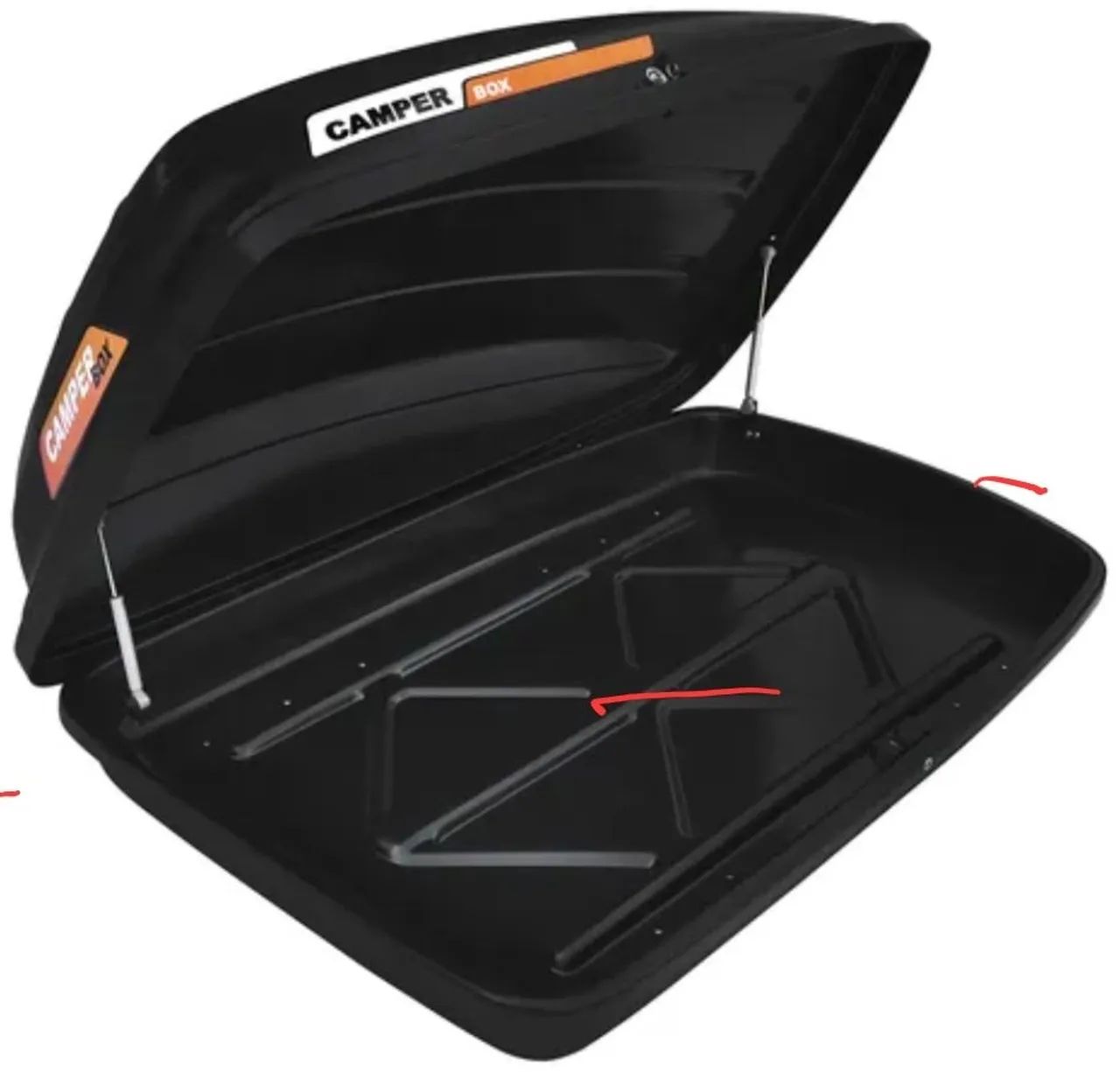 Bagageiro de teto para carro - Camper Box de 360 litros - Foto 5