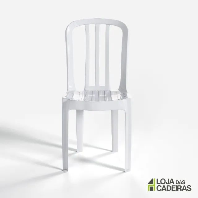 Cadeira de Plástico Reforçada - Suporta até 182 kg - Cadeira Bistrô Tedras - Foto 4