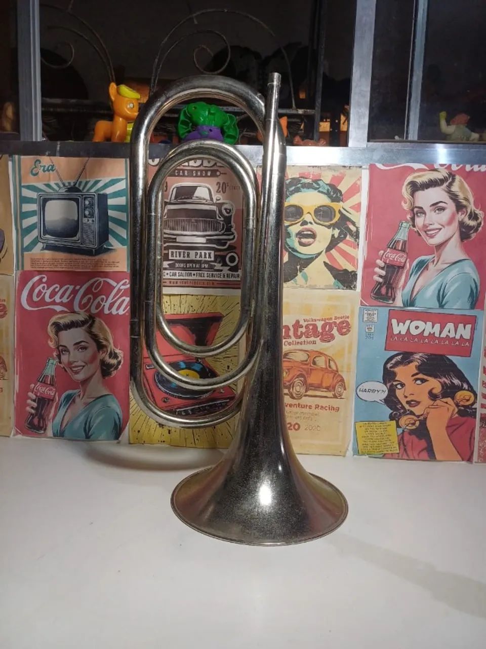 Corneta antiga Quirino em ótimo estado (sem bocal) - Foto 4