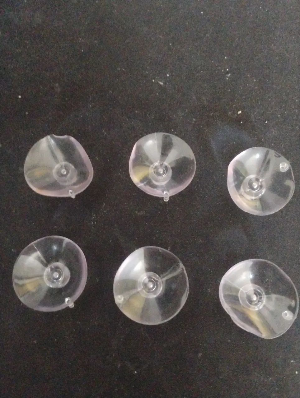 Ventosas de Silicone Transparente - Kit com 06 unidades. - Foto 6