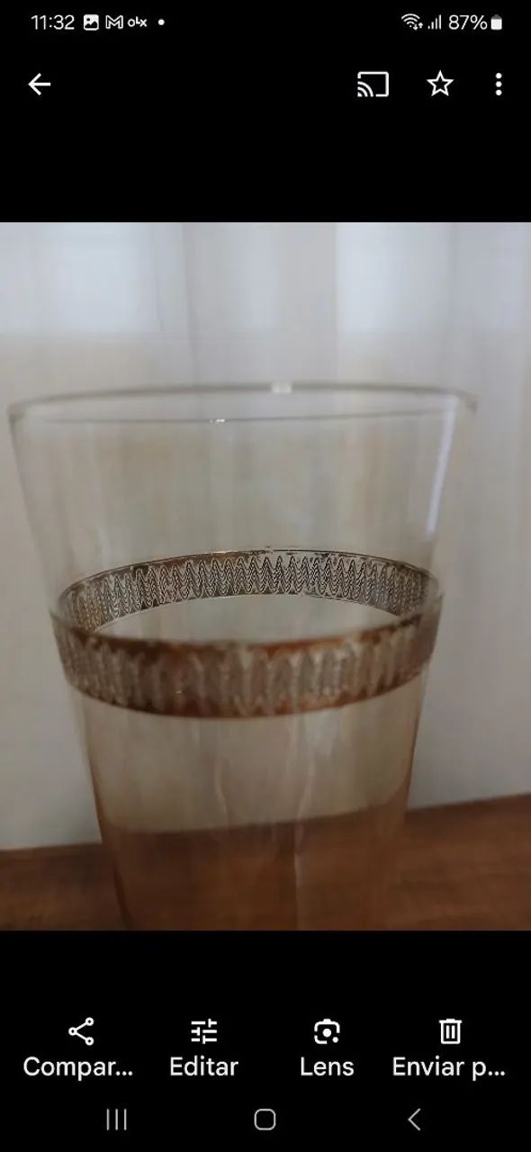 Taça de Cristal Antiga - Foto 5