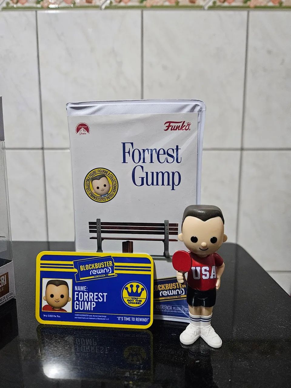 Funko Pop Forrest Gump Rewind - Chase raro - Novo e original 