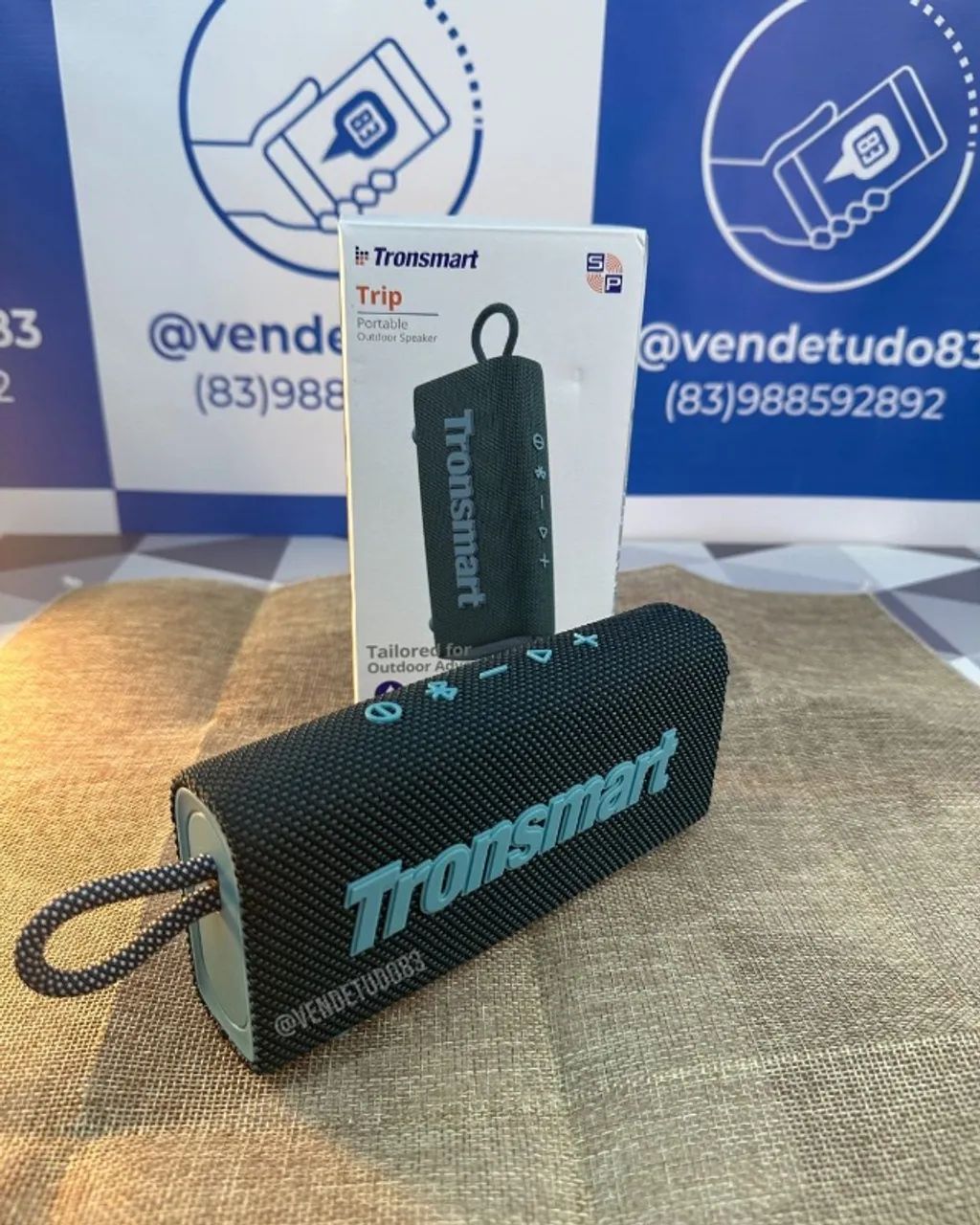 Caixa De Som Tronsmart Trip 10w Bluetooth Ipx7 Tws   - Foto 2