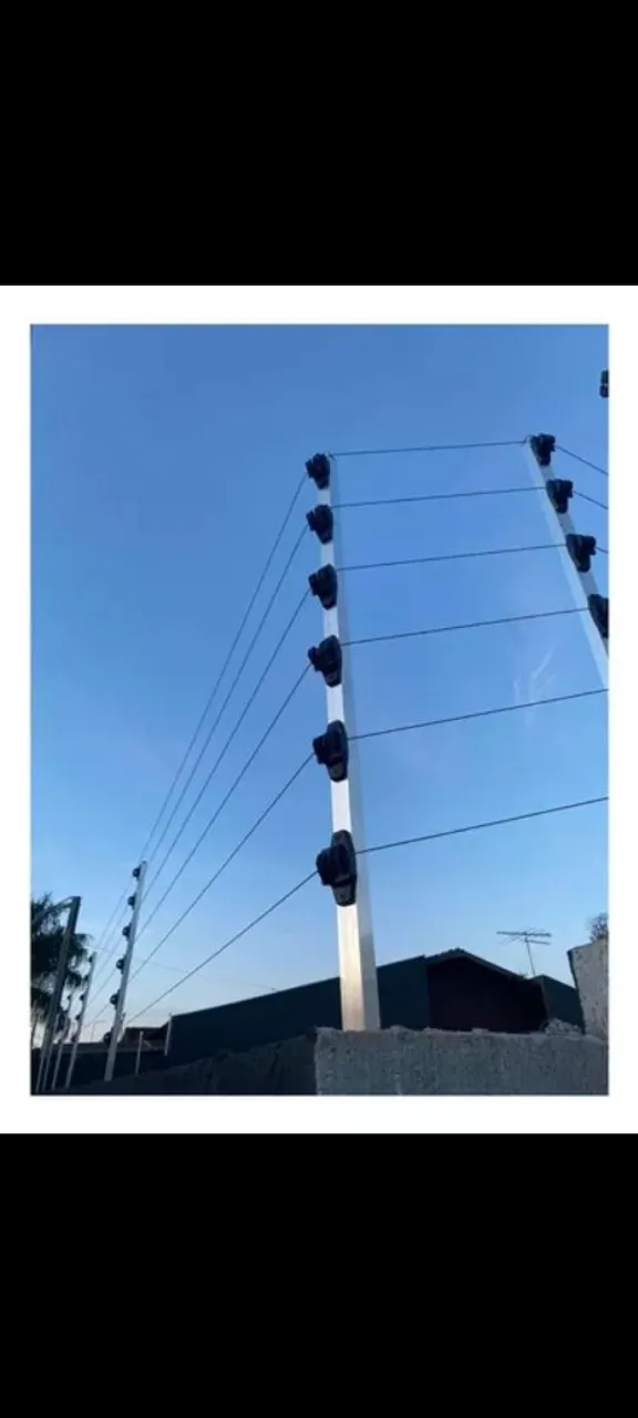Cerca elétrica para segurança