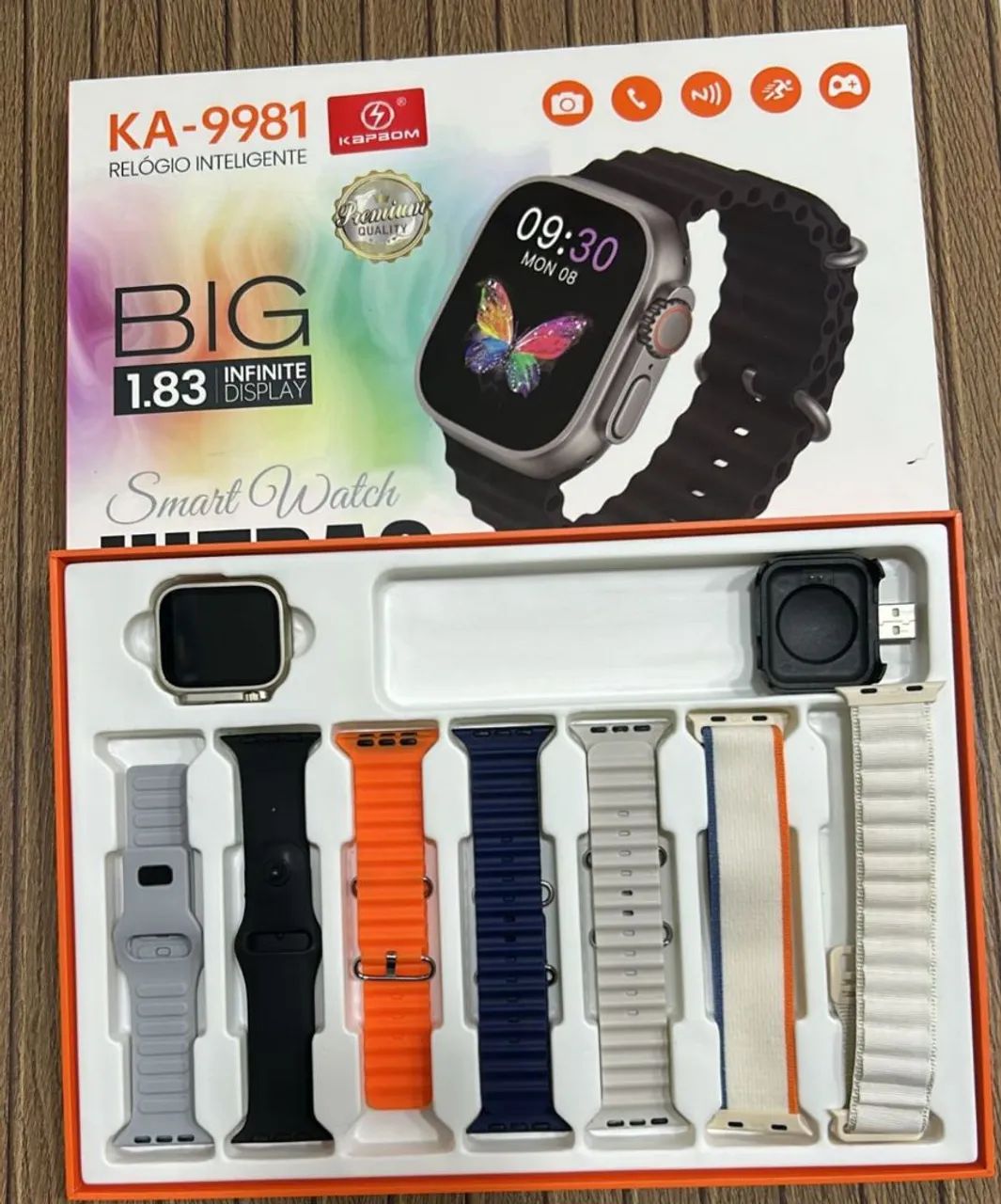 Smartwatch com 7 pulseiras - Foto 2