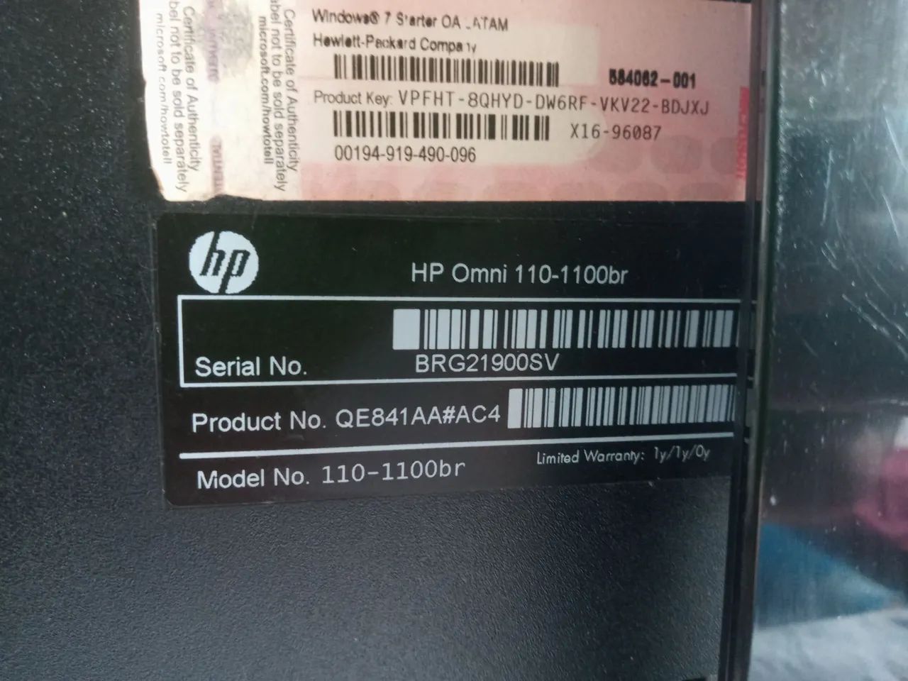 Computador HP all in one omni 110-1100br - Foto 4