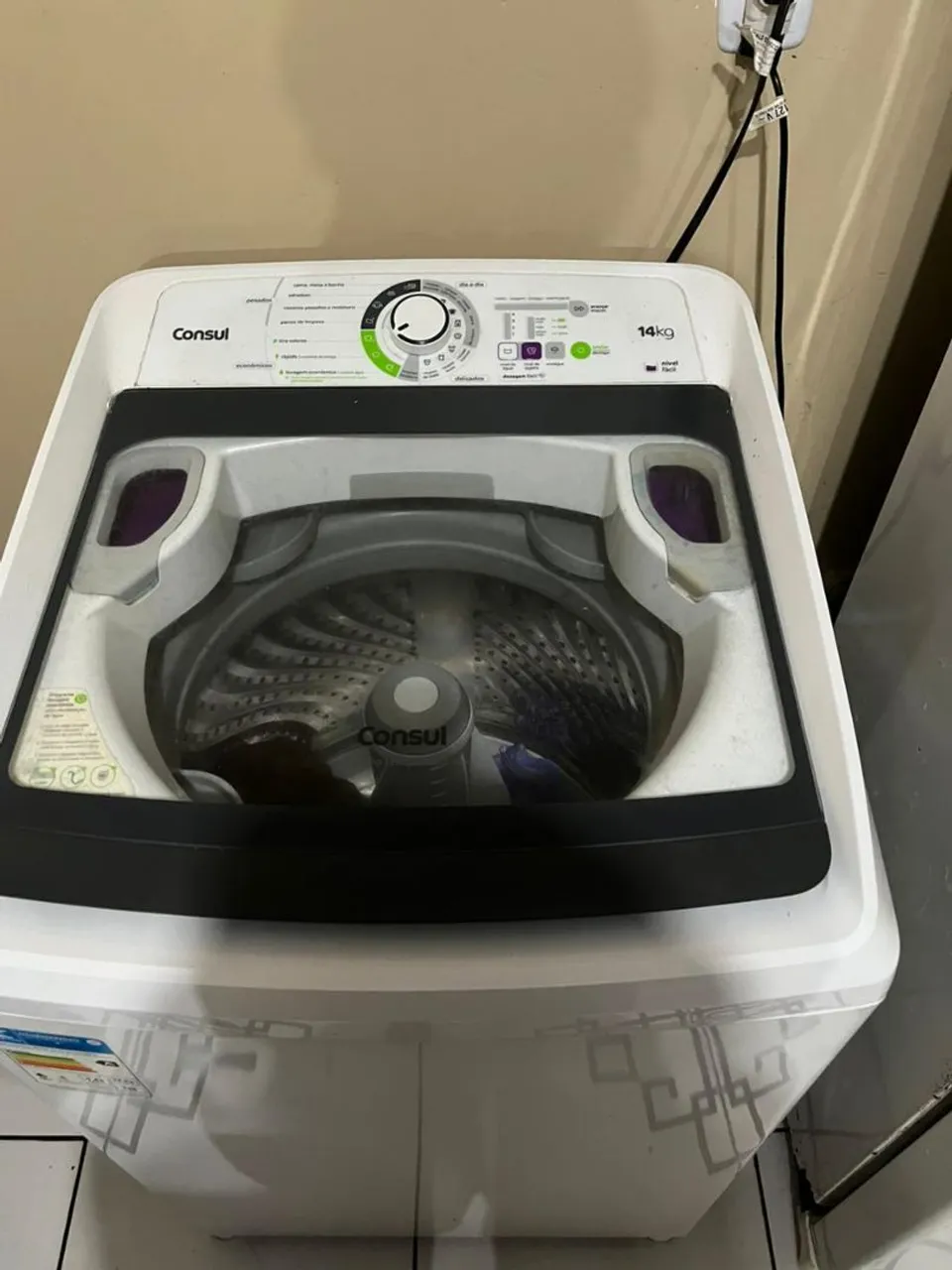 Máquina de Lavar Consul 14kg automática sime nova fazendo todas as funções