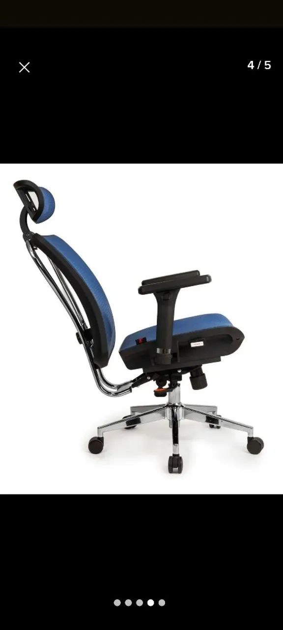 Cadeira Ergonômica DT3 MOIRA BLACK - Foto 3