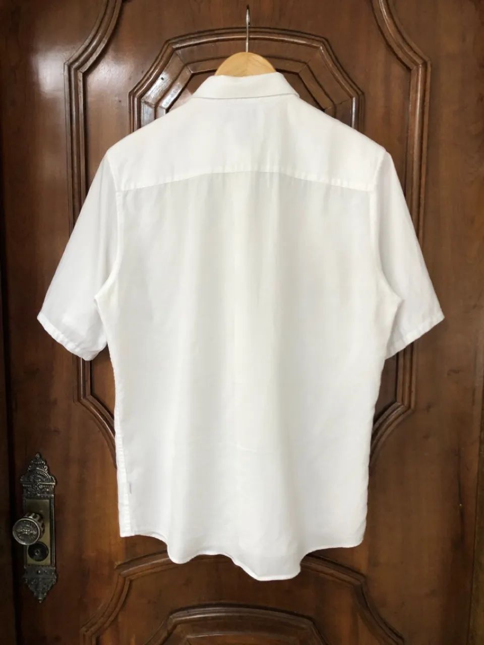 Camisa Calvin Klein Branca Manga Curta - Foto 5