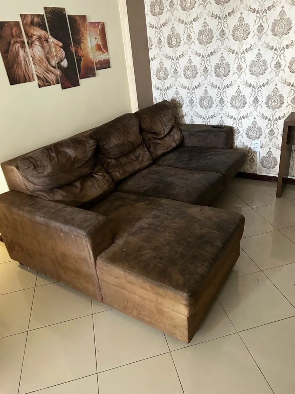 Sofá para sala 3 lugares 