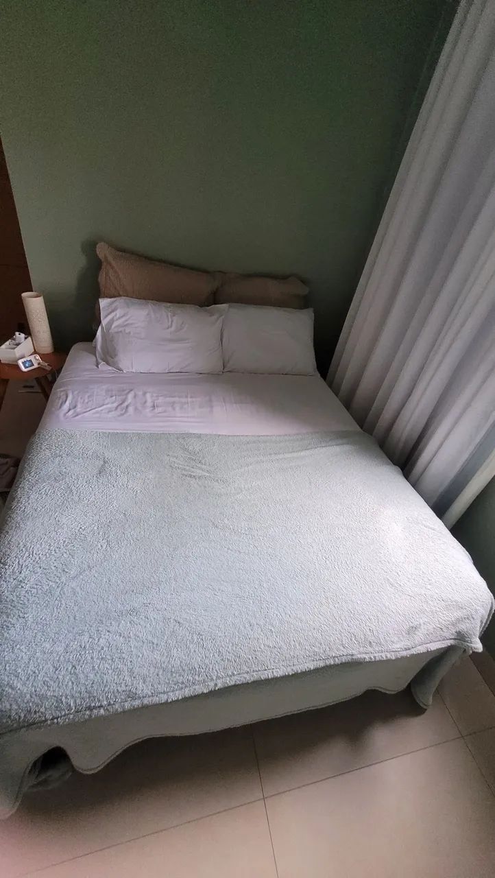 Cama Box Queen com Colchão premium hybrid EMMA