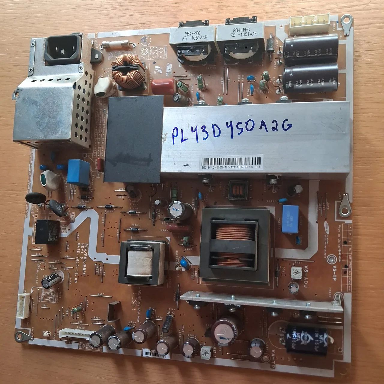 Placa fonte Pl43d450 funcionando perfeitamente  - Foto 3