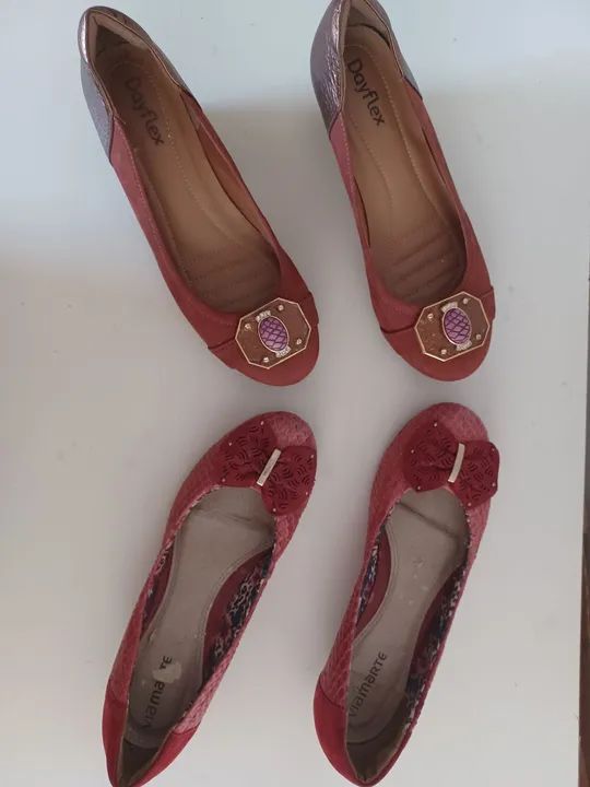 2 PARES SEMINOVOS POR 20 REAIS DESAPEGO FEMININO - Foto 6
