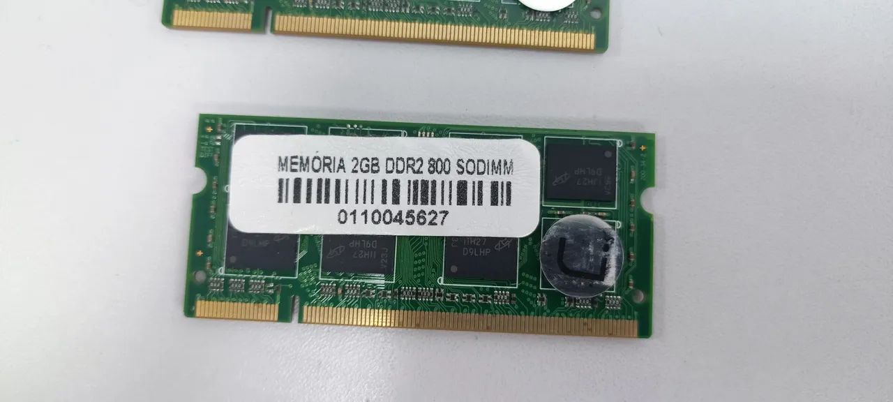 RAM Portatile 2GB DDR2-800 SODIMM Micron Equivalente, Modulo A-Tech 200 Pin Non-ECC