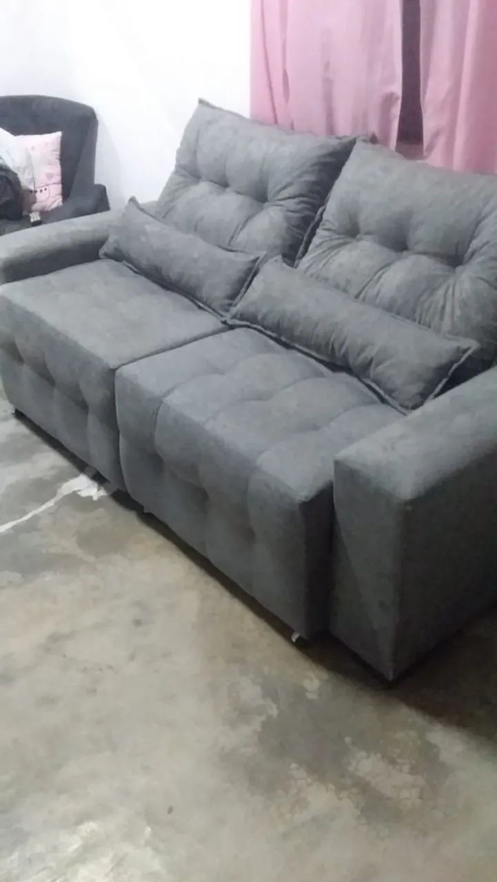 Sofa retrátil 1,80cm de fábrica  - Foto 2