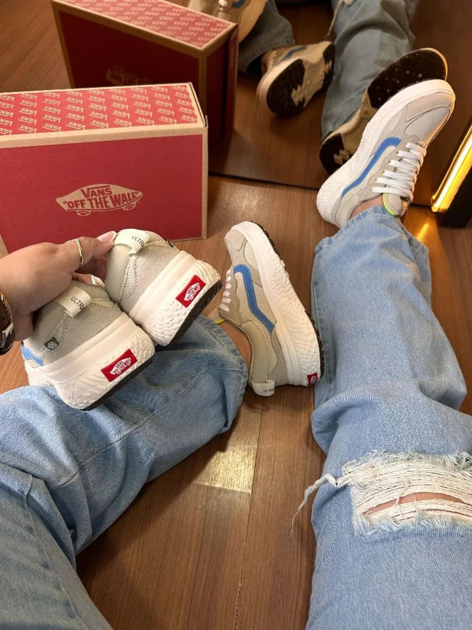 Tênis Vans Vans Ultrarange With Jeans Vans Ultrarange Tenis