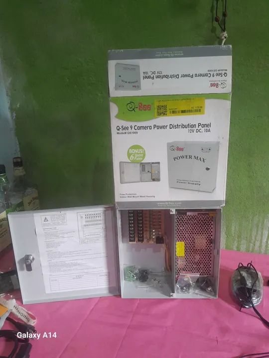 PAINEL DE DISTRIBUIÇÃO QS1009 PARA CÂMERAS DE SEGURANÇA  - Foto 2