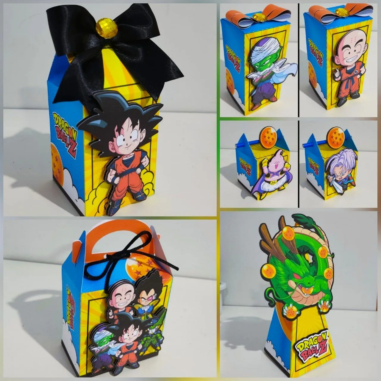 Caixas personalizadas Dragon Ball Z - Decore sua festa!