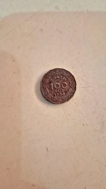 Moeda Brasileira de 100 Réis - 1938