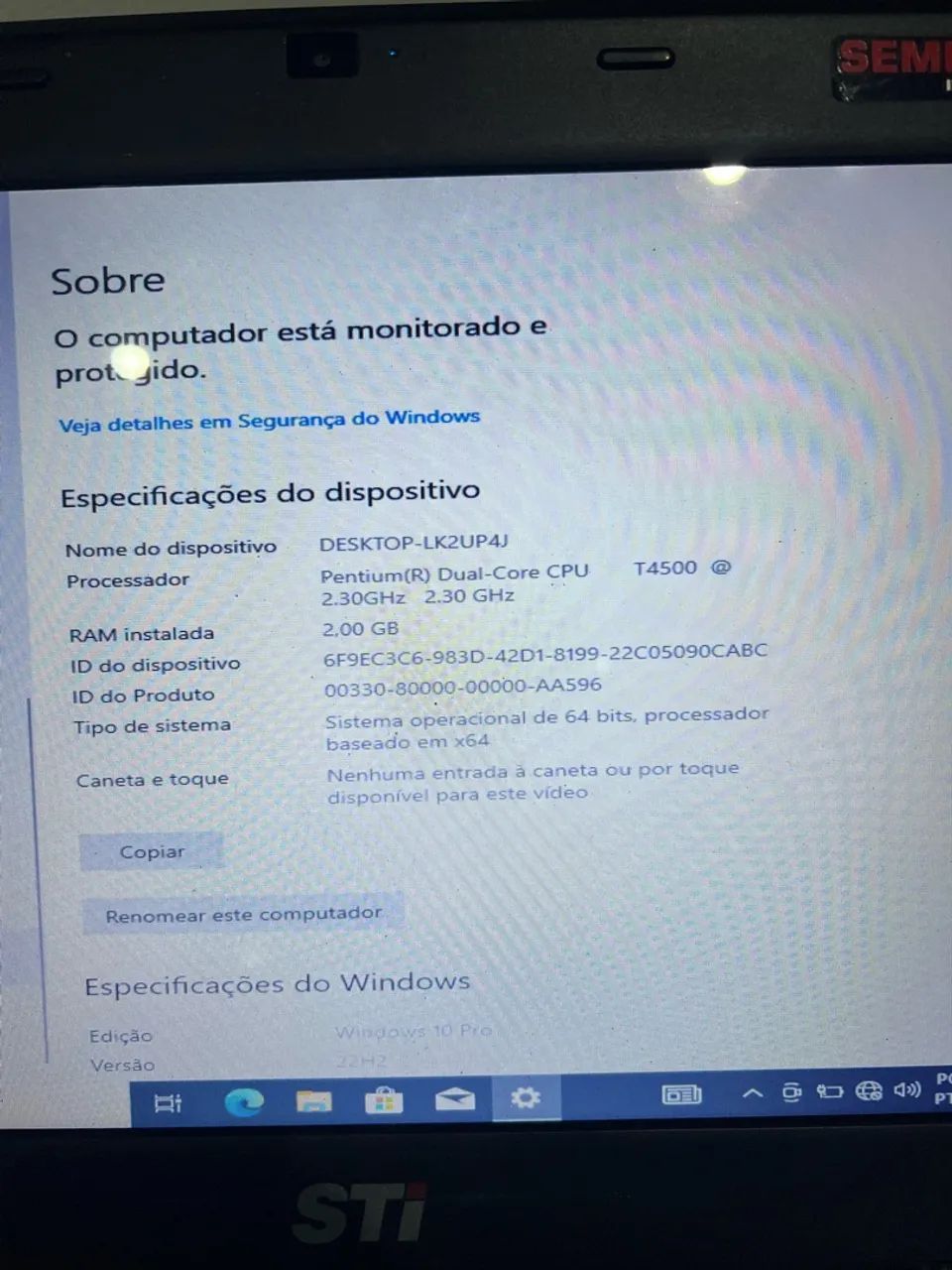 Notebook Toshiba funcionando faço envio - Foto 5