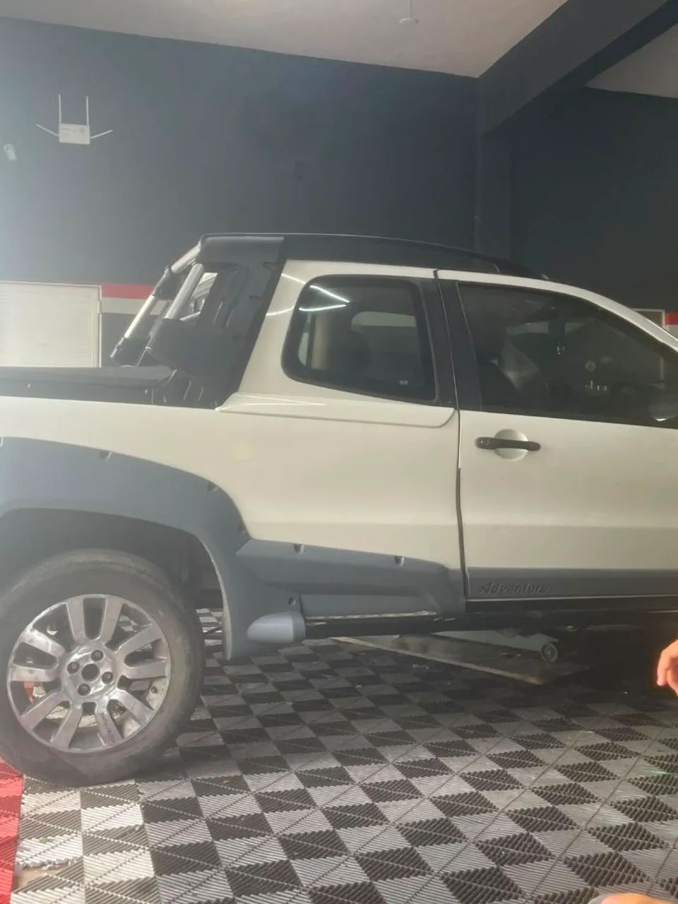 Fiat Strada Adv.1.8 16V Dualogic Flex CD 2013 - Foto 5