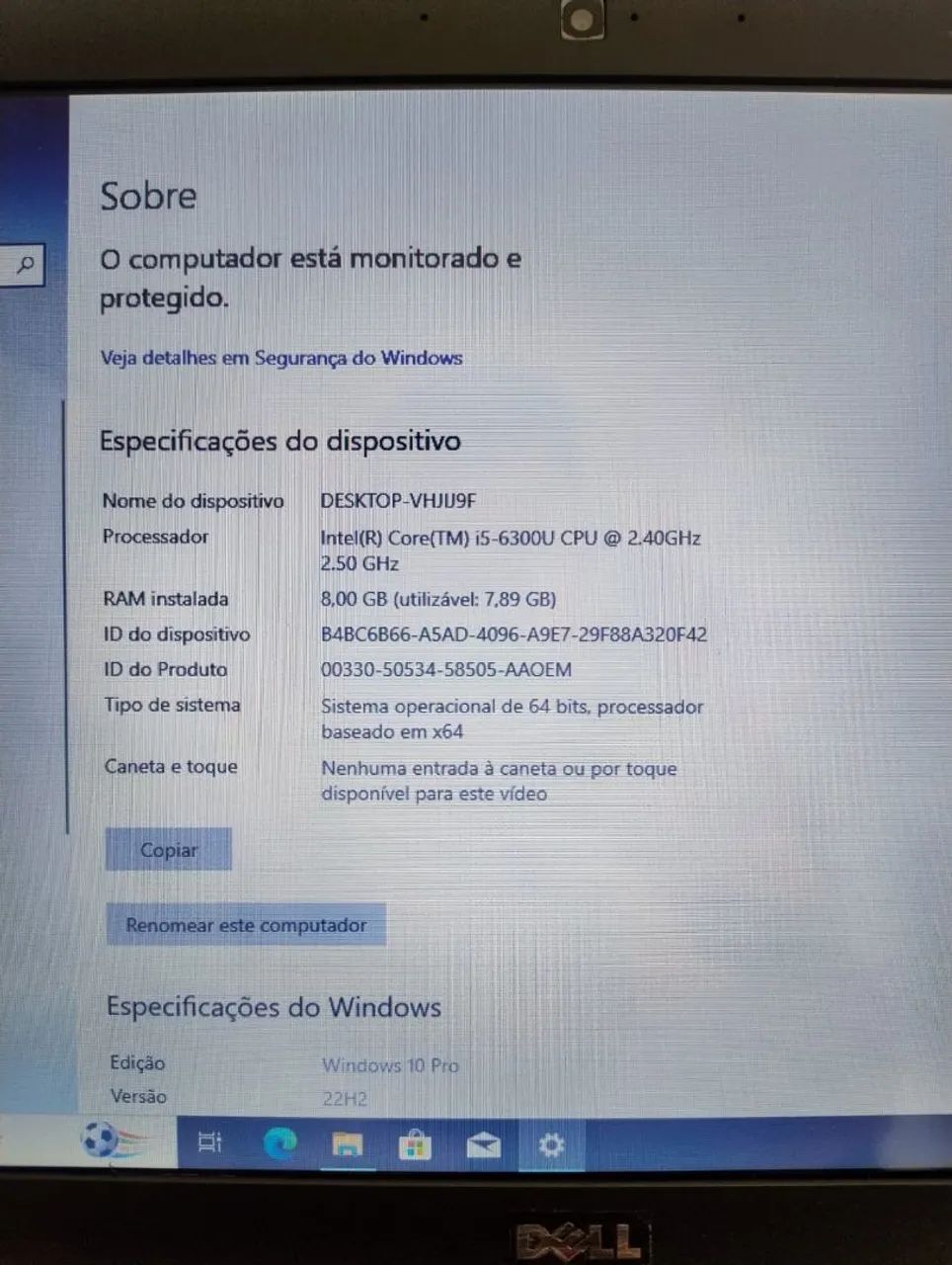 Notebook Dell i5 8gb memória ram ddr4 e SSD  - Foto 5