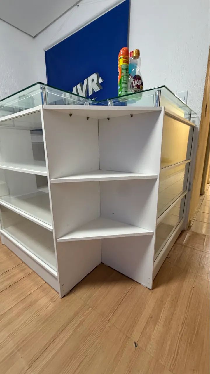 Balcão Expositor para Loja - 3 Peças com Vidro  - Foto 4