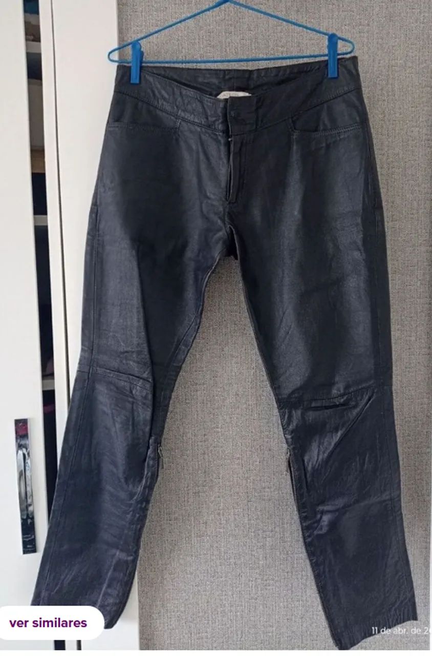 Calça skinny Ateen 100% couro legítimo