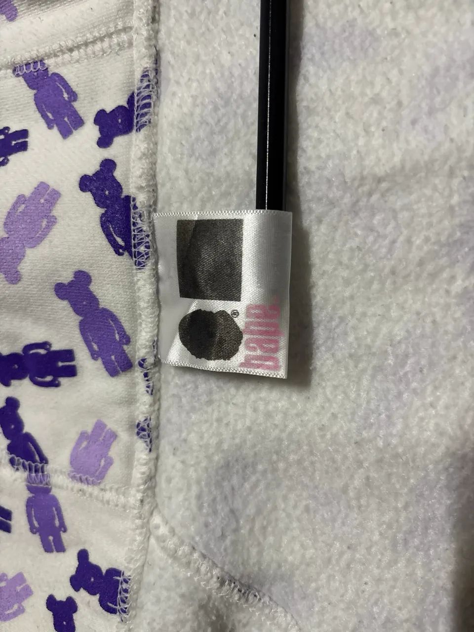 bape × be@rbrick sample pullover hoodie - Foto 5