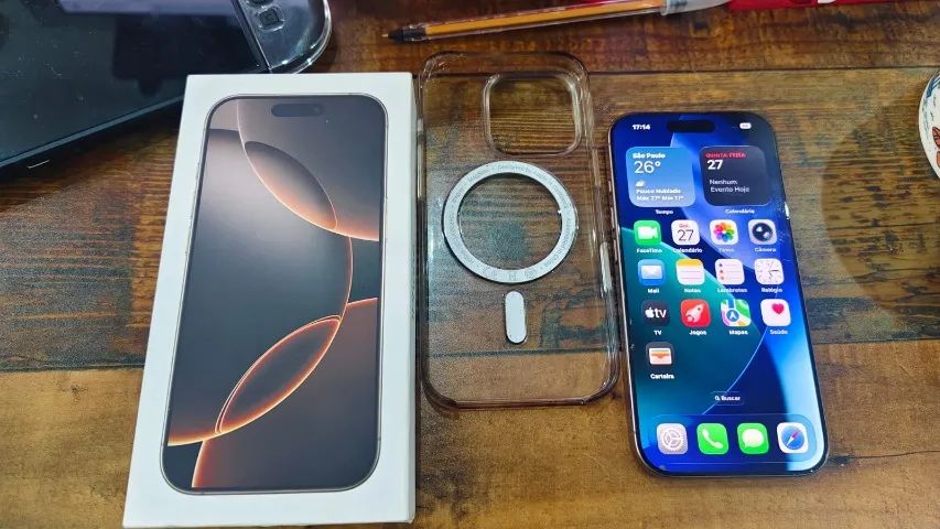 celular iphone 16 Pro 128gb Impecável celular apple completo