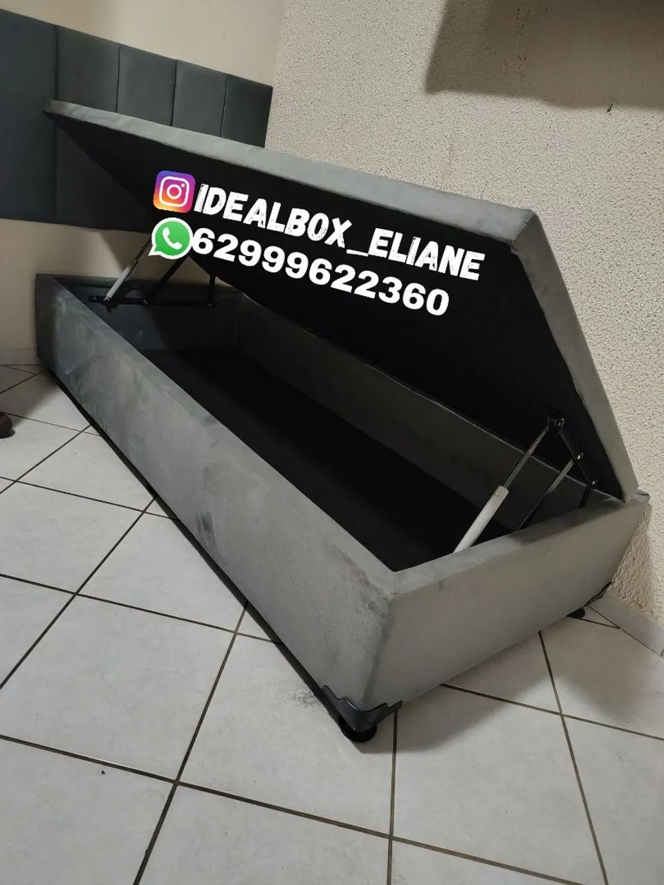 Box baú solteiro 88*188 - Promoção 