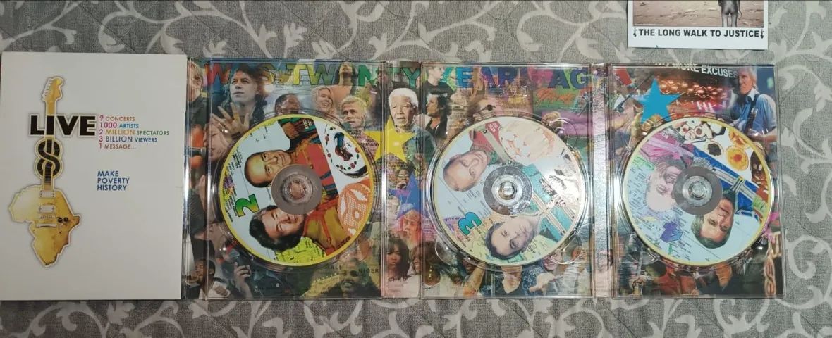 ミュージック #2i2 LIVE DVD REMEMBER FULLBAND SET LIVE Dvd Box Live 8 - July 2nd 2005 Africa - 4 discos - original, usado