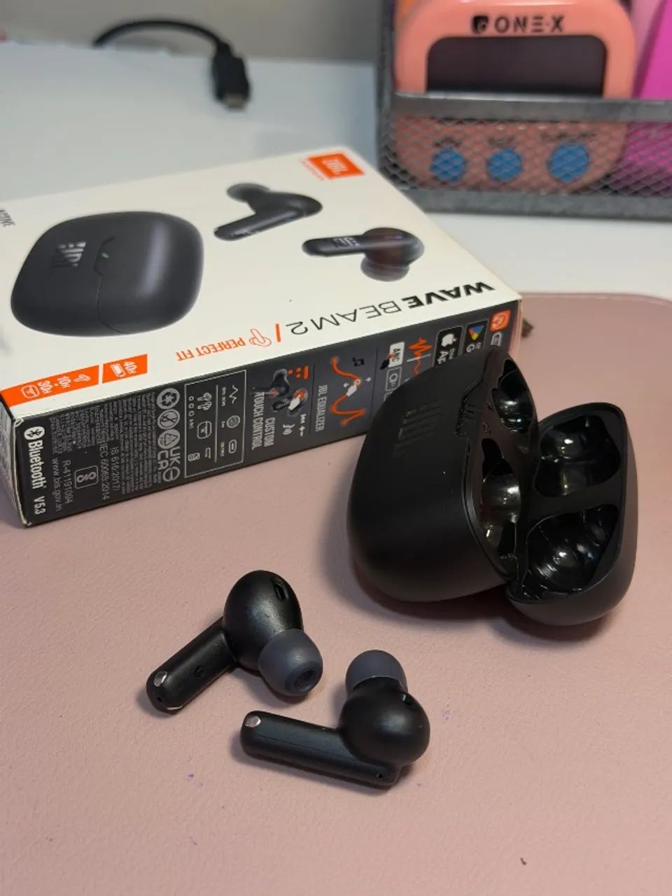 Fone JBL Wave Beam 2 - Novo - Foto 4
