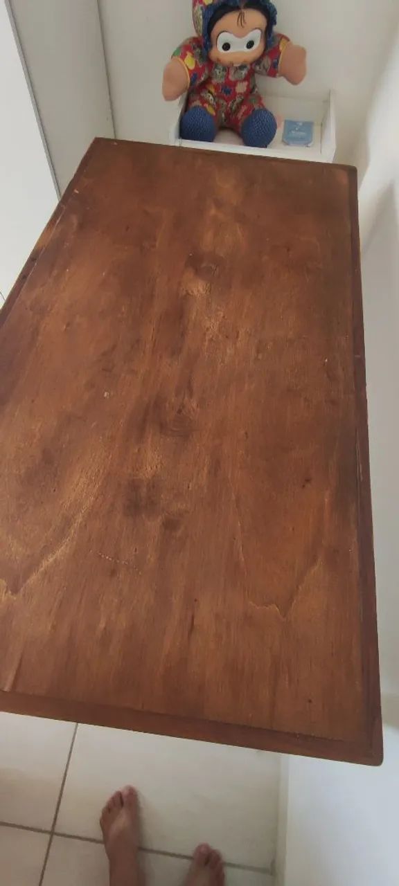 Mesa Madeira estilo industrial  - Foto 3