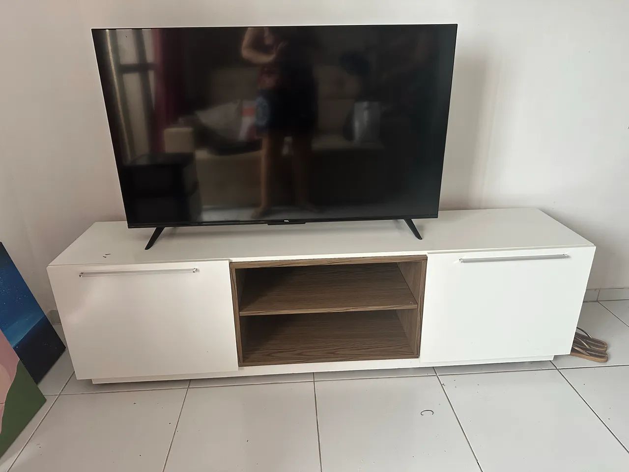 Rack para sala branco 