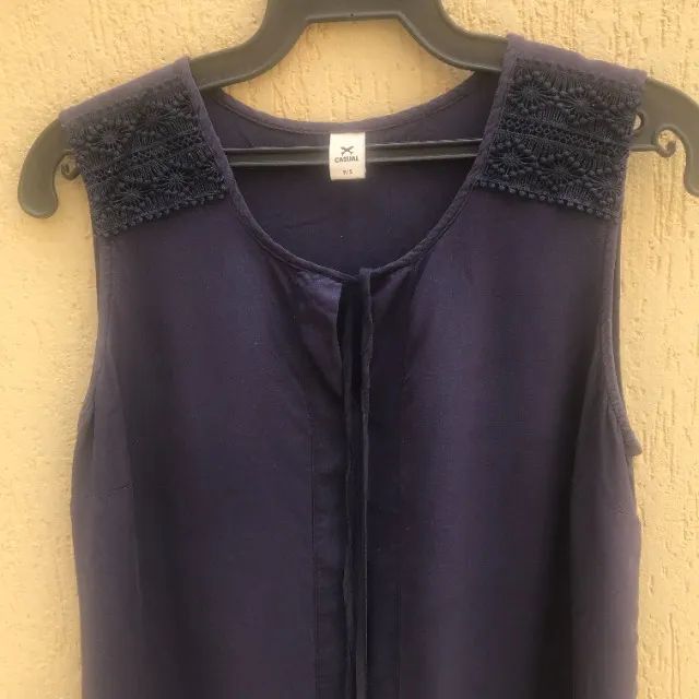 Blusa Azul Marinho Da Marca Hering - Foto 3