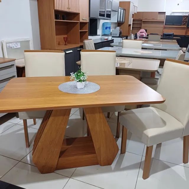 Mesa de 4 lugares ///100% mdf entrega imediata