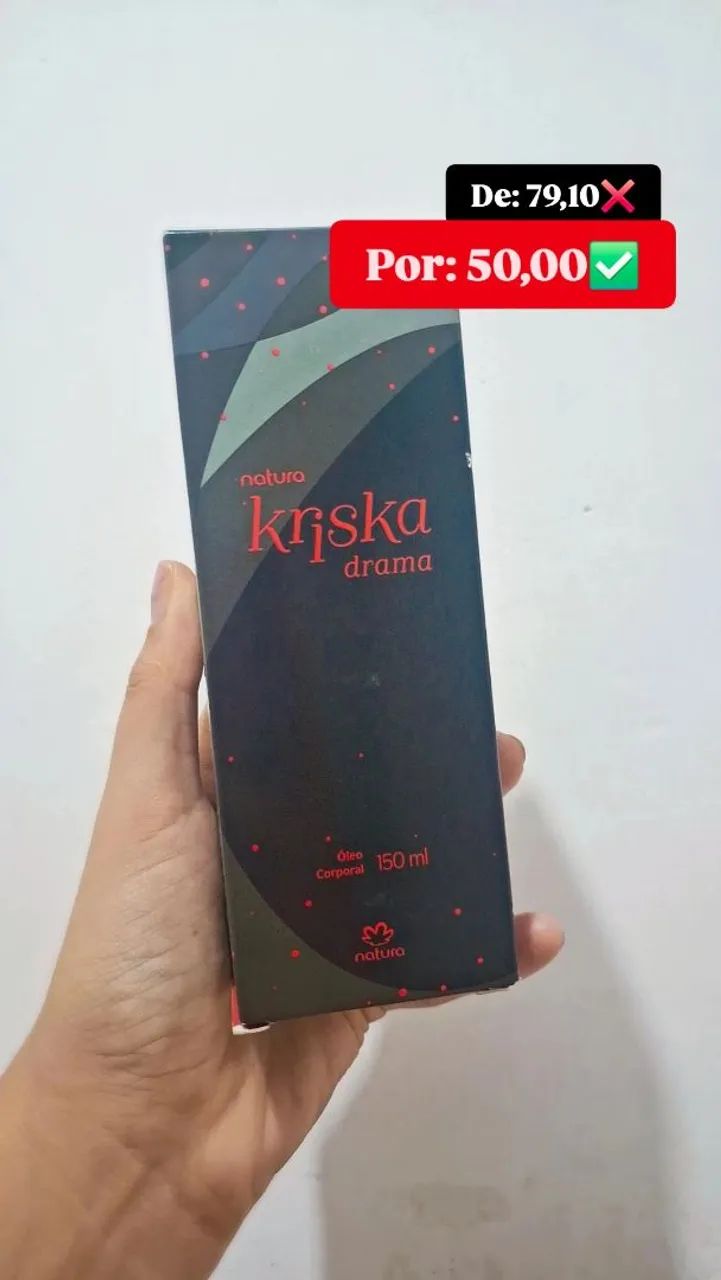 Óleo corporal Kriska drama 