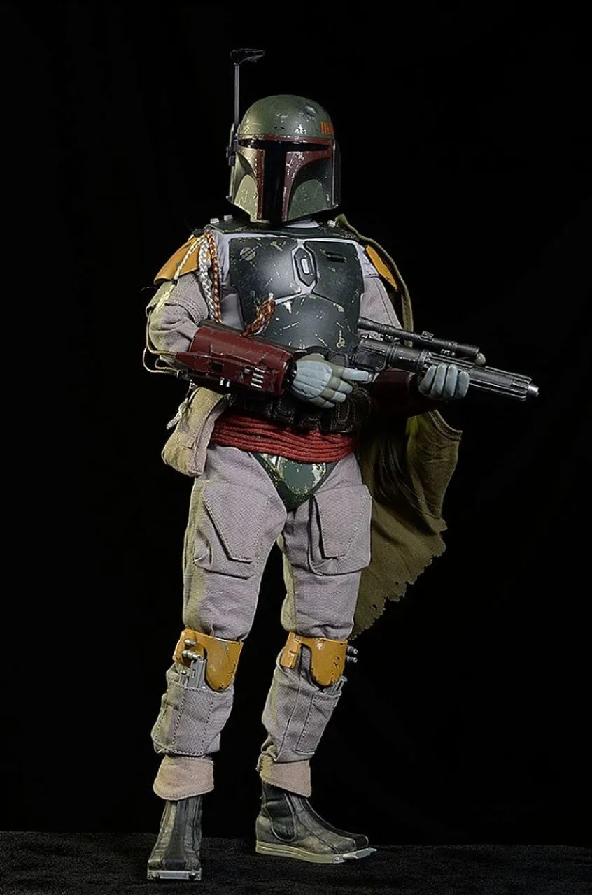 Boneco Boba Fett Deluxe Star Wars Ep.vi Hot Toys Retorno De Jedi - Foto 4