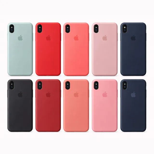 Capinha iPhone XS MAX Diversas Cores e Transparente Silicone Premium | NOVA