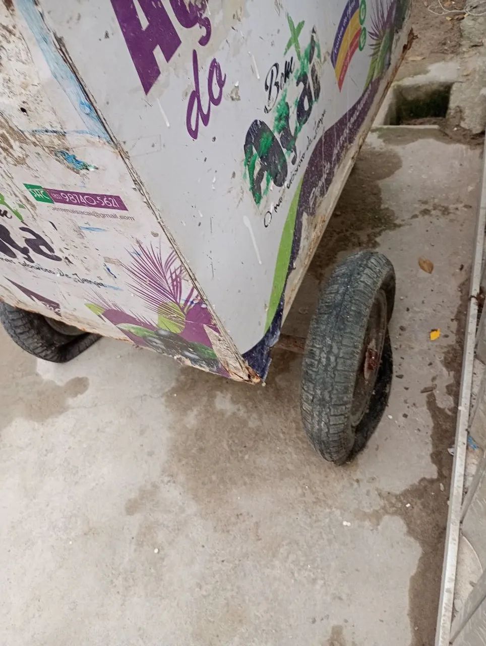 Carrinho de lanche, bastante usado,mas aínda da para usar. - Foto 5