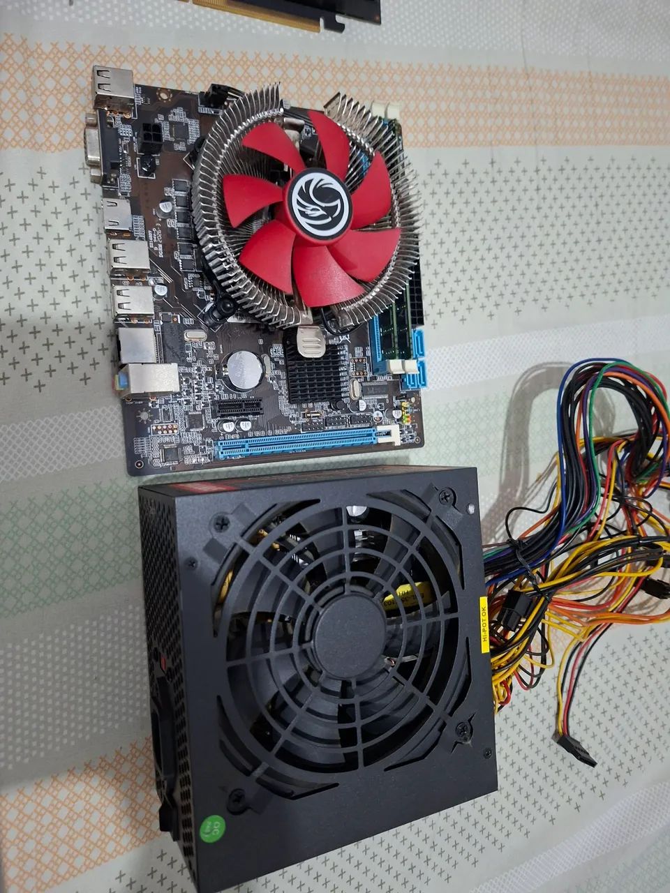 PLACA DE VÍDEO+ PLC MÃE+FONTE  - Foto 3