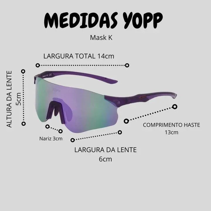 ÓCULOS YOPP - PERFORMANCE MASK K9 - Foto 4