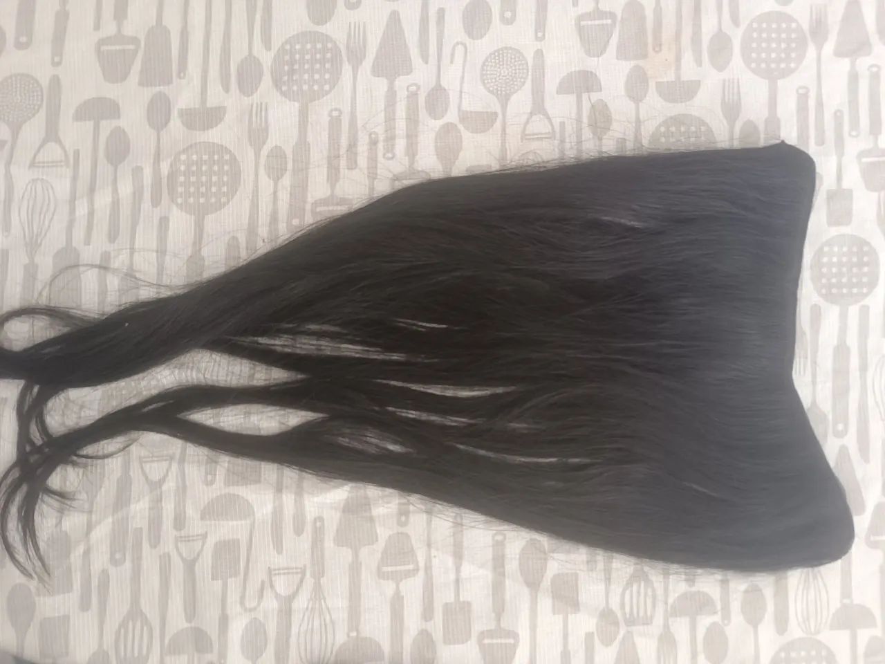 Venda de cabelo humano liso