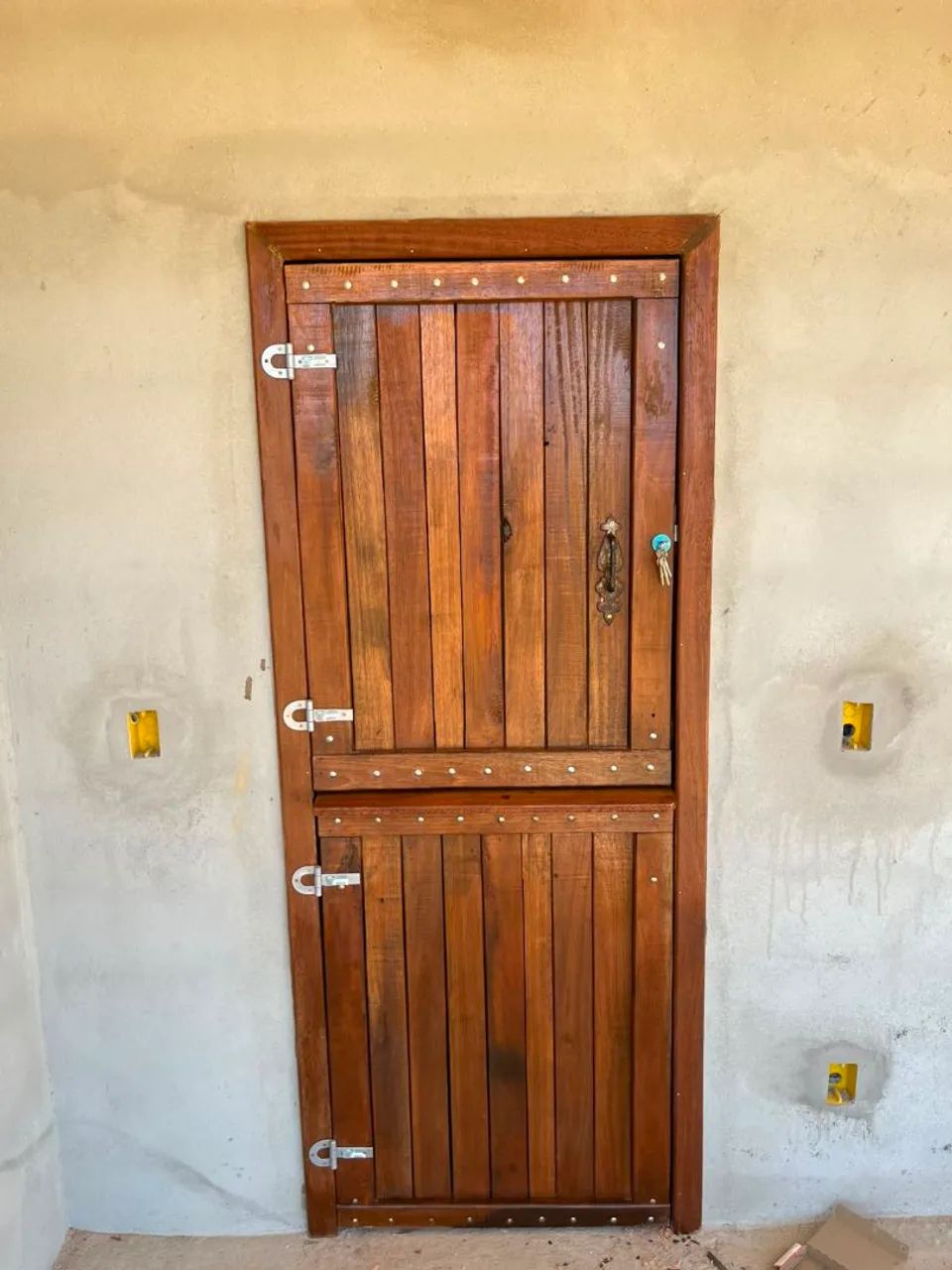 Porta báia em madeira e eucalipto  - Foto 2